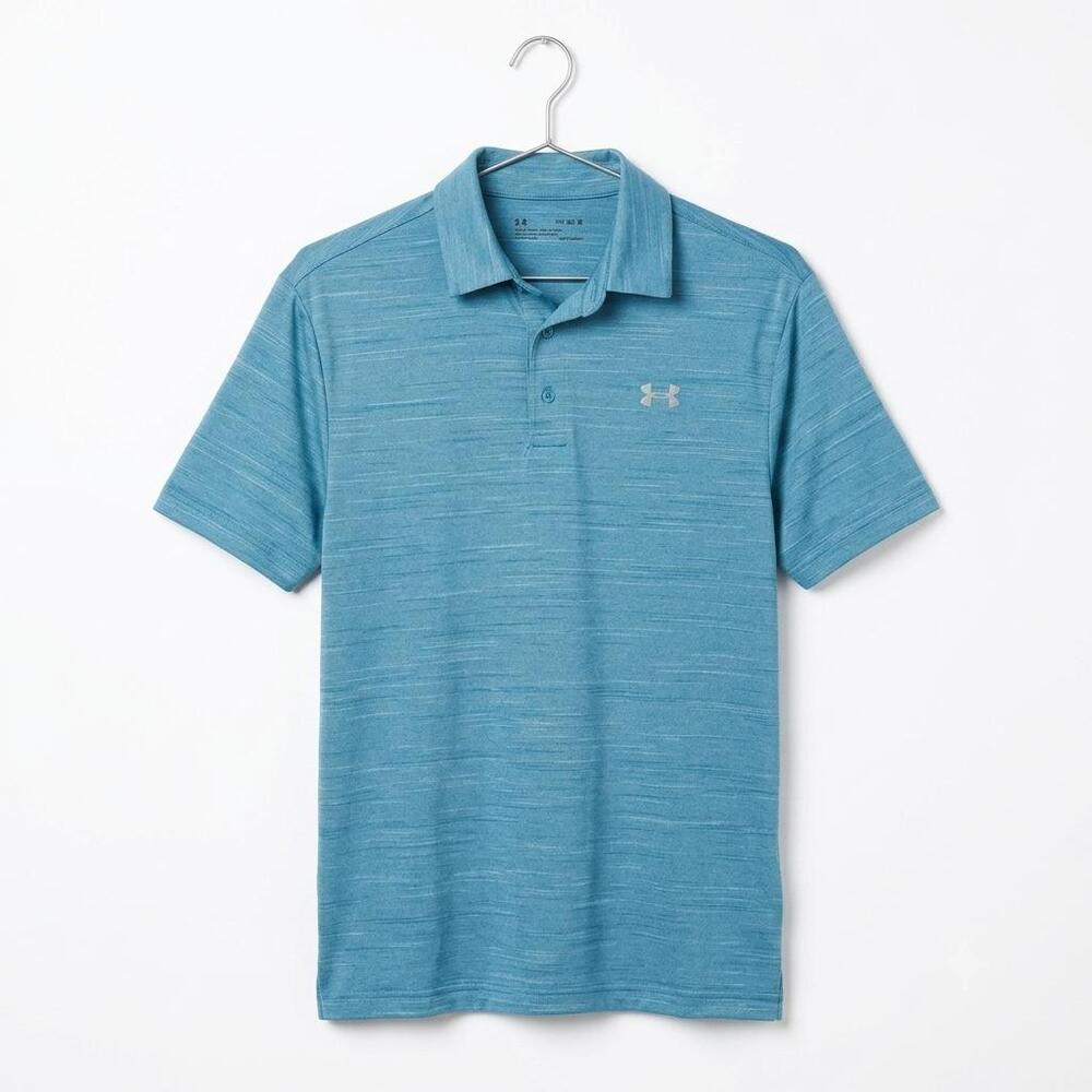 Under Armour Men's Heathered Performance Short-Sleeve Polo Shirt